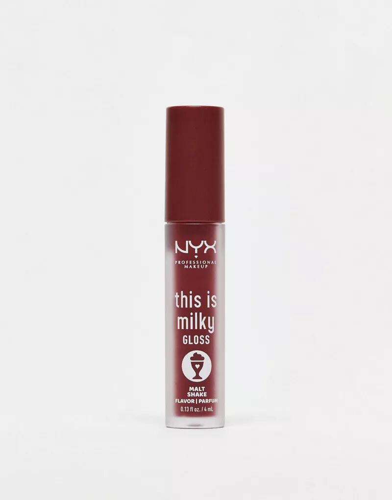 NYX Professional Makeup – This Is Milky Gloss – Блеск для губ – Malt Shake