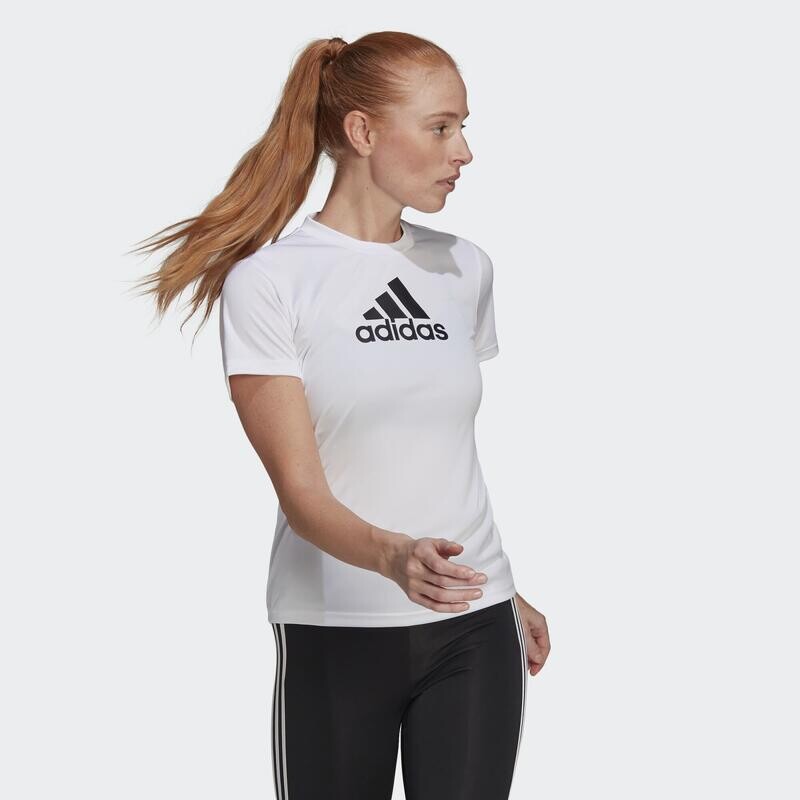 

Спортивная футболка с логотипом Primeblue Designed 2 Move ADIDAS, цвет blanco
