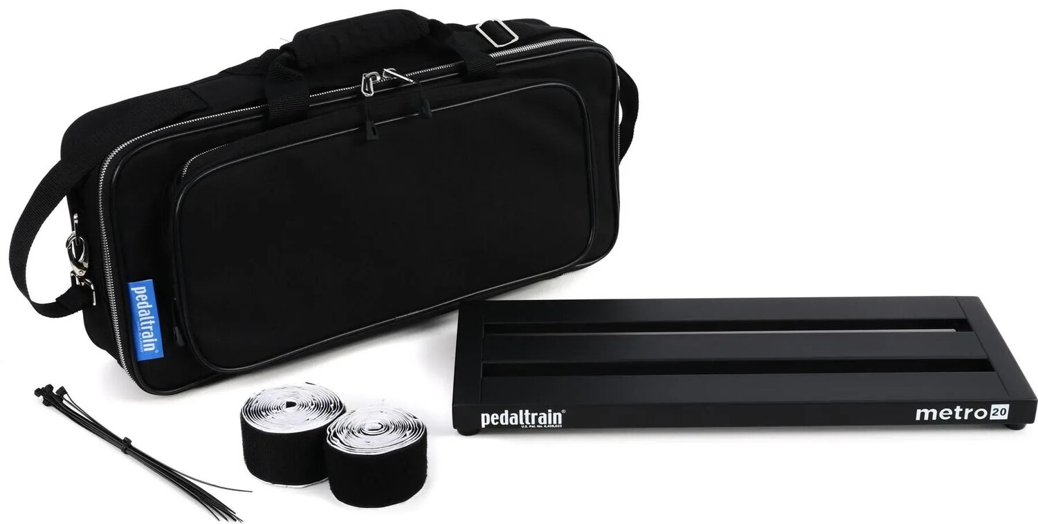 

Pedaltrain Metro 20 Педалборд размером 20 x 8 дюймов в мягком футляре