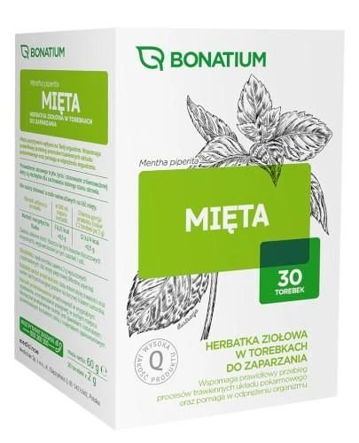 Bonatium, Мятный травяной чай, 30 пакетиков.