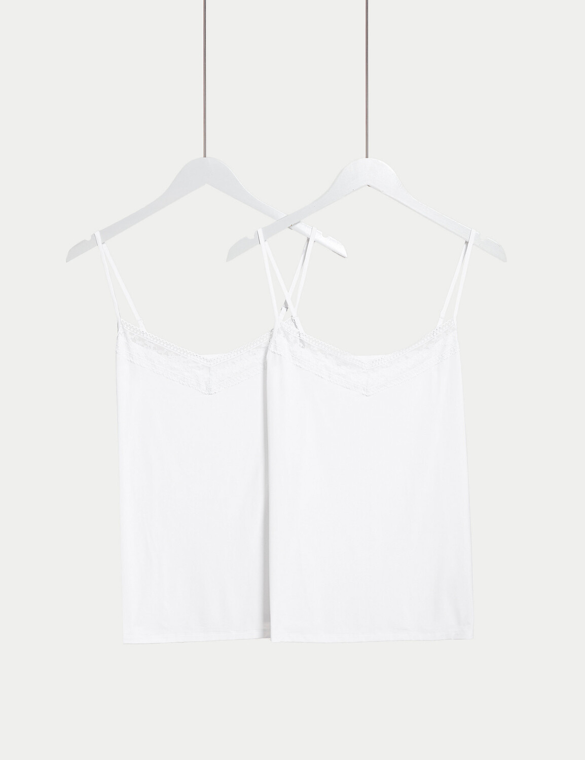 

2 шт. крутого комфортного жилета Marks & Spencer, белый