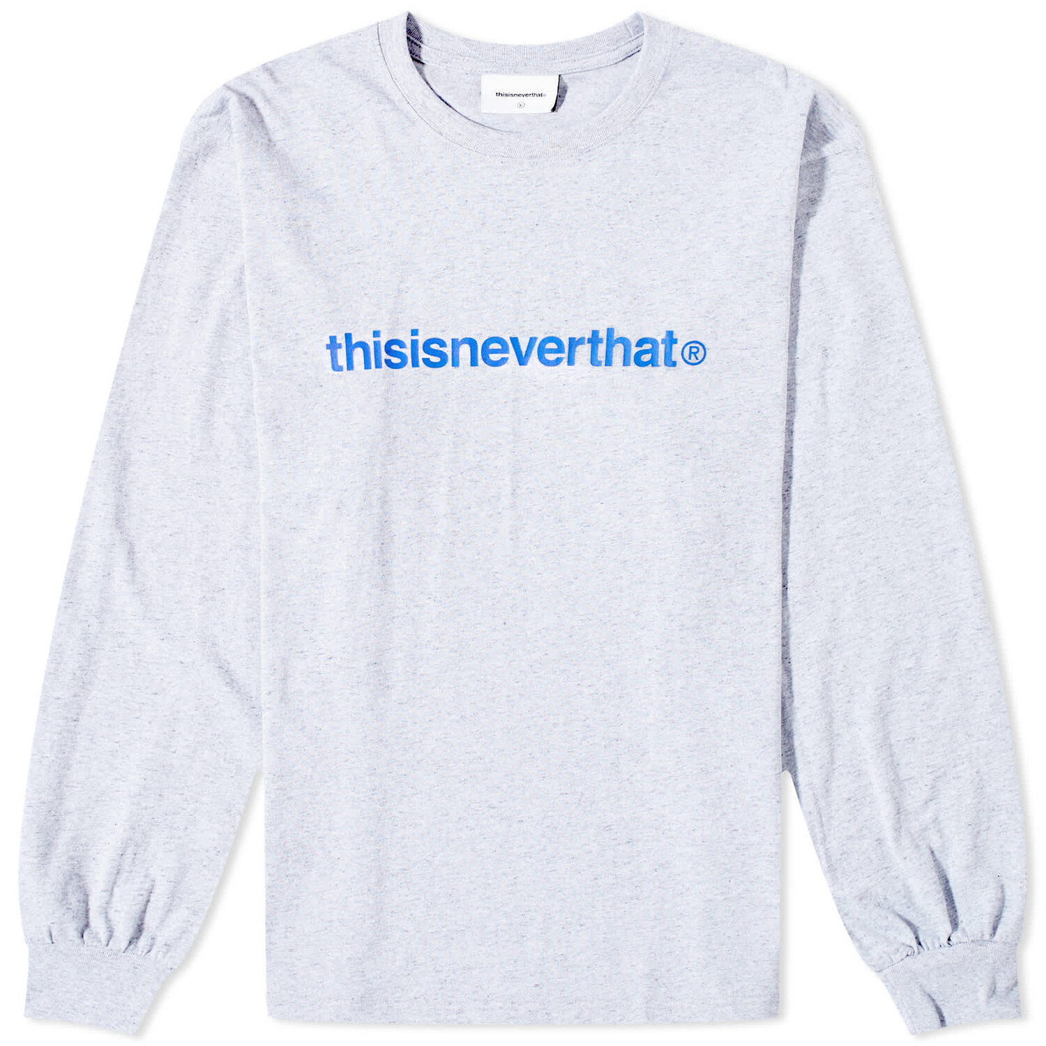 

Футболка Thisisneverthat T-Logo Long Sleeve, цвет Heather Grey