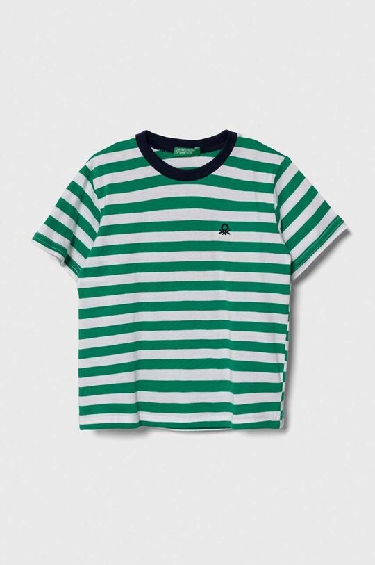 

Хлопковая футболка для детей United Colors of Benetton, зеленый