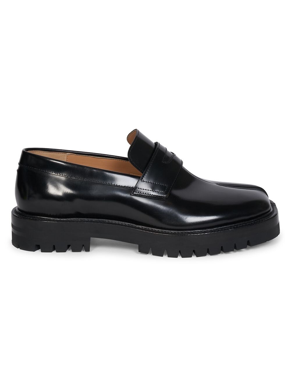 

Пенни-лоферы Tabi County на платформе Maison Margiela, черный