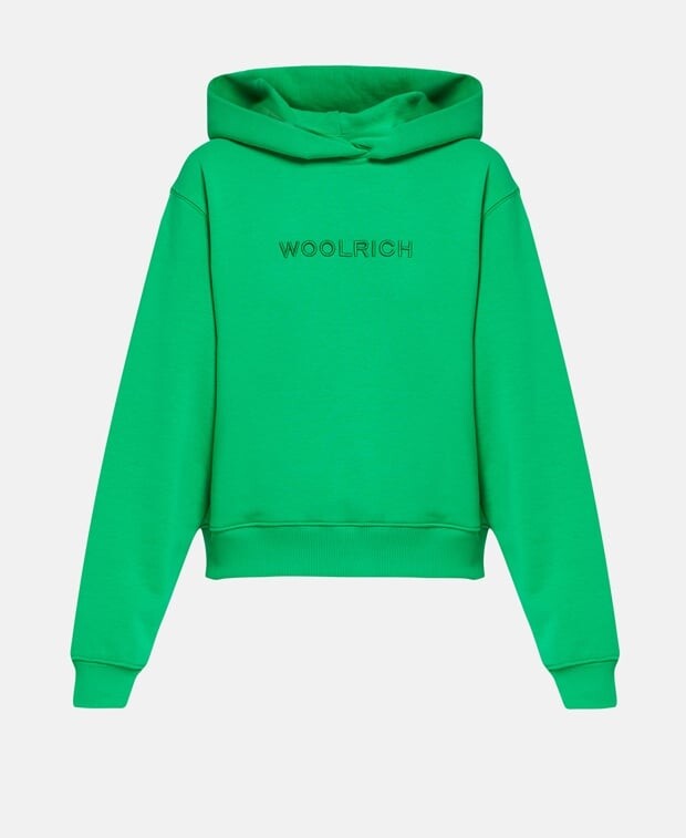 

Толстовка с капюшоном Woolrich, зеленый