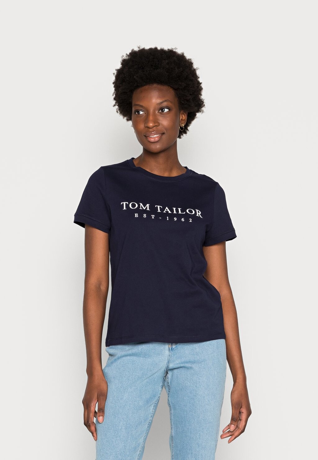 

Футболка с принтом TOM TAILOR, Черный