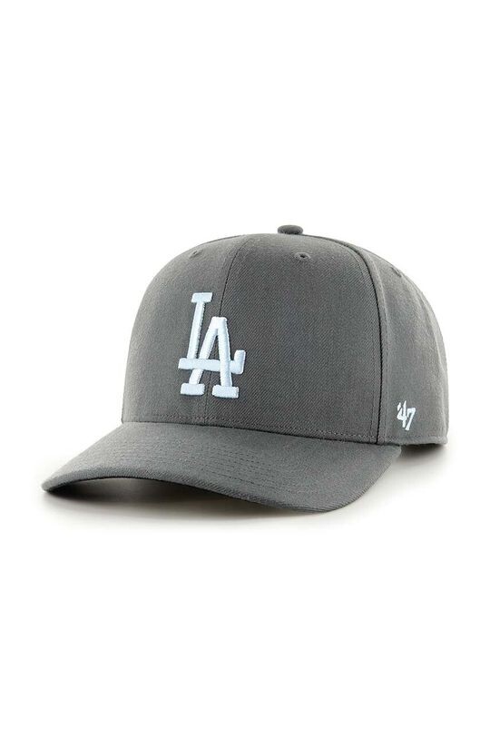 

Кепка MLB Los Angeles Dodgers из смесовой шерсти 47brand, серый