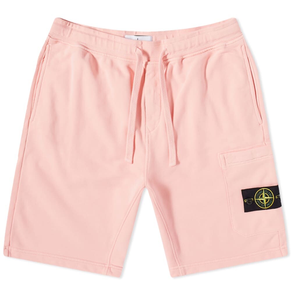 

Спортивные шорты Stone Island, окрашенные в готовом виде, розовый