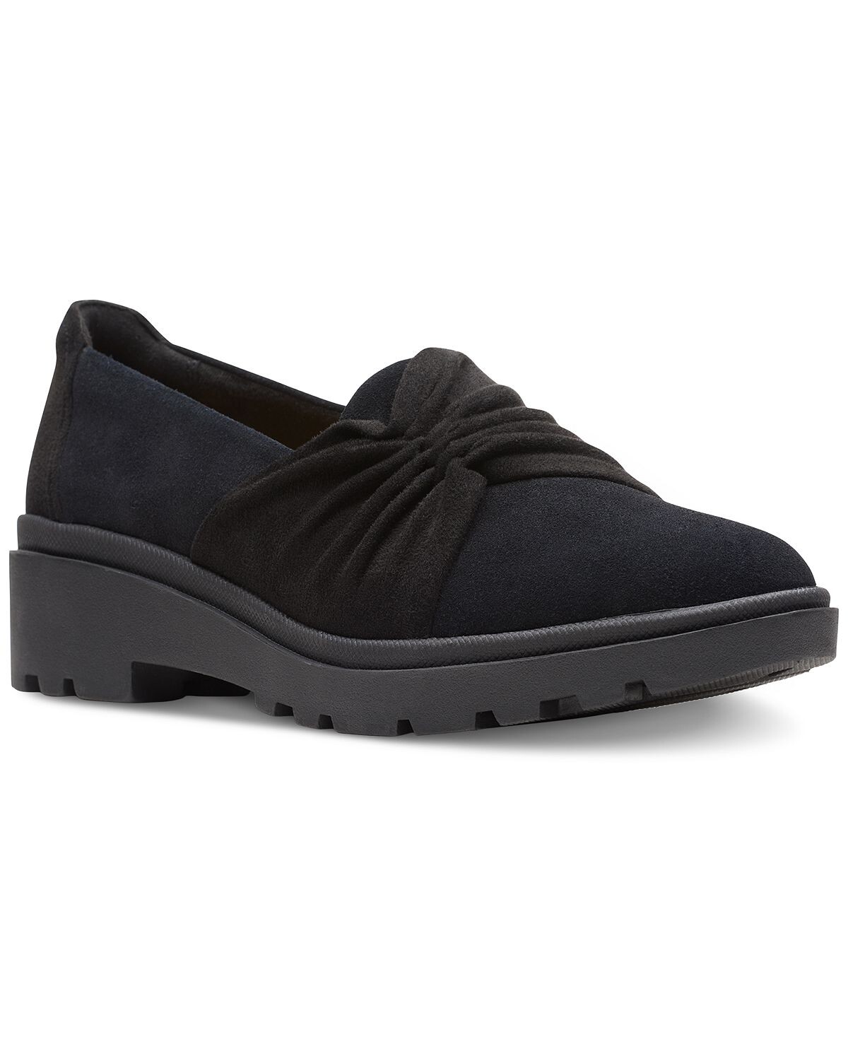

Женские слипоны в стиле калла со сборками Clarks