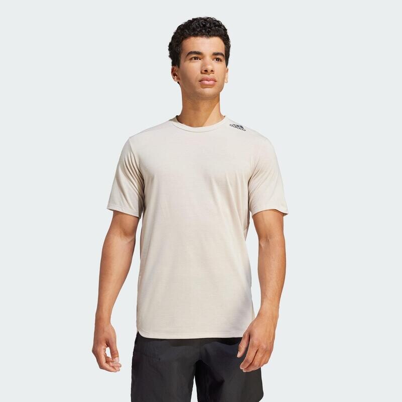 

Футболка, созданная для тренировок ADIDAS, цвет beige