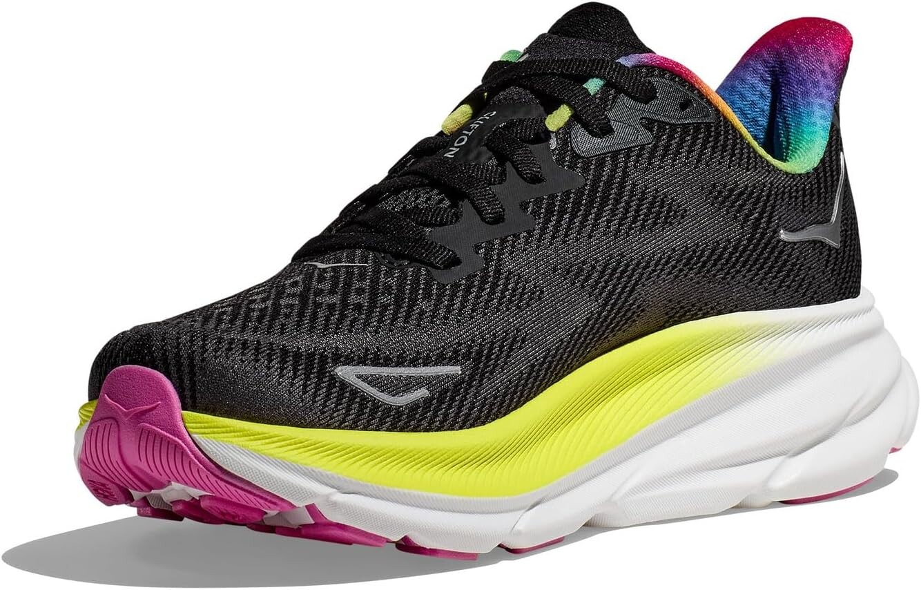 Кроссовки Clifton 9 Hoka, цвет Black/All Aboard