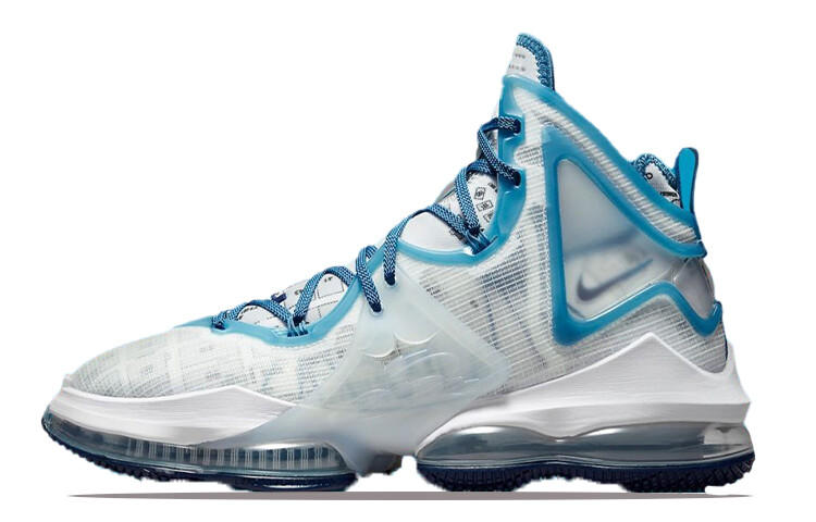 

Баскетбольные кроссовки Nike LeBron 19 Space Jam серебристо-серые