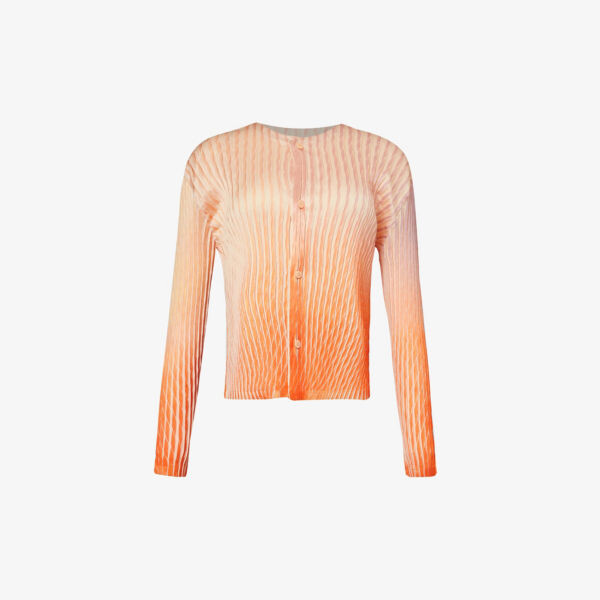 

Плиссированная куртка классического кроя Issey Miyake, оранжевый