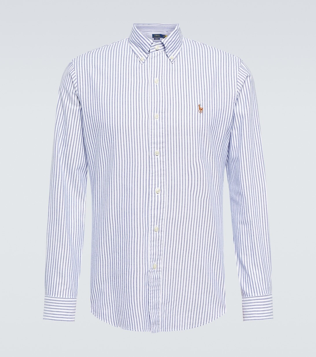 

Хлопковая рубашка в полоску Polo Ralph Lauren, разноцветный