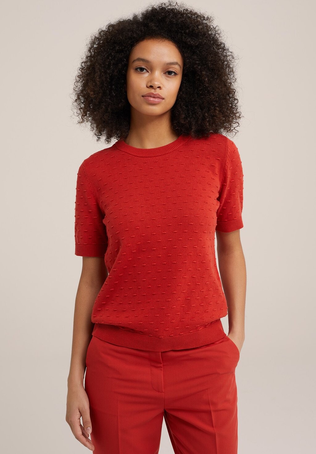 

Базовая футболка WE Fashion, красная, Красный