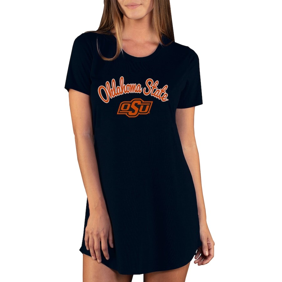 

Ночная рубашка Concepts Sport Oklahoma State Cowboys, черный