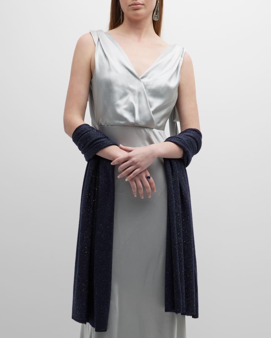 

Кашемировая шаль с пайетками Sofia Cashmere