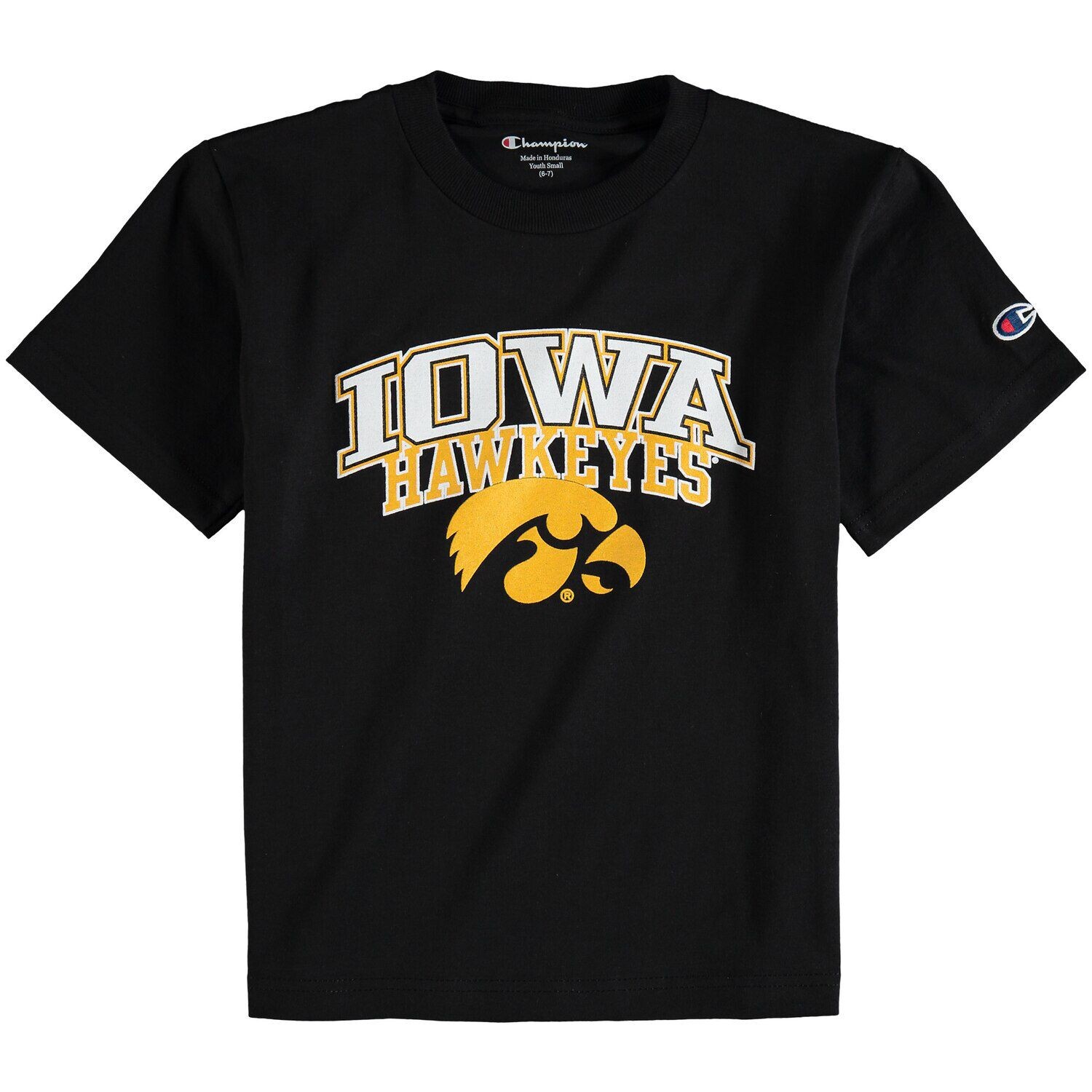 

Черная футболка из джерси Youth Champion Iowa Hawkeyes Champion