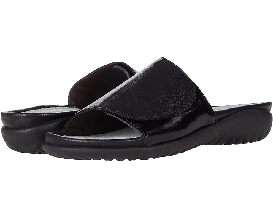 

Сандалии Naot Ipo, цвет Soft Black Leather/Black Croc Combo