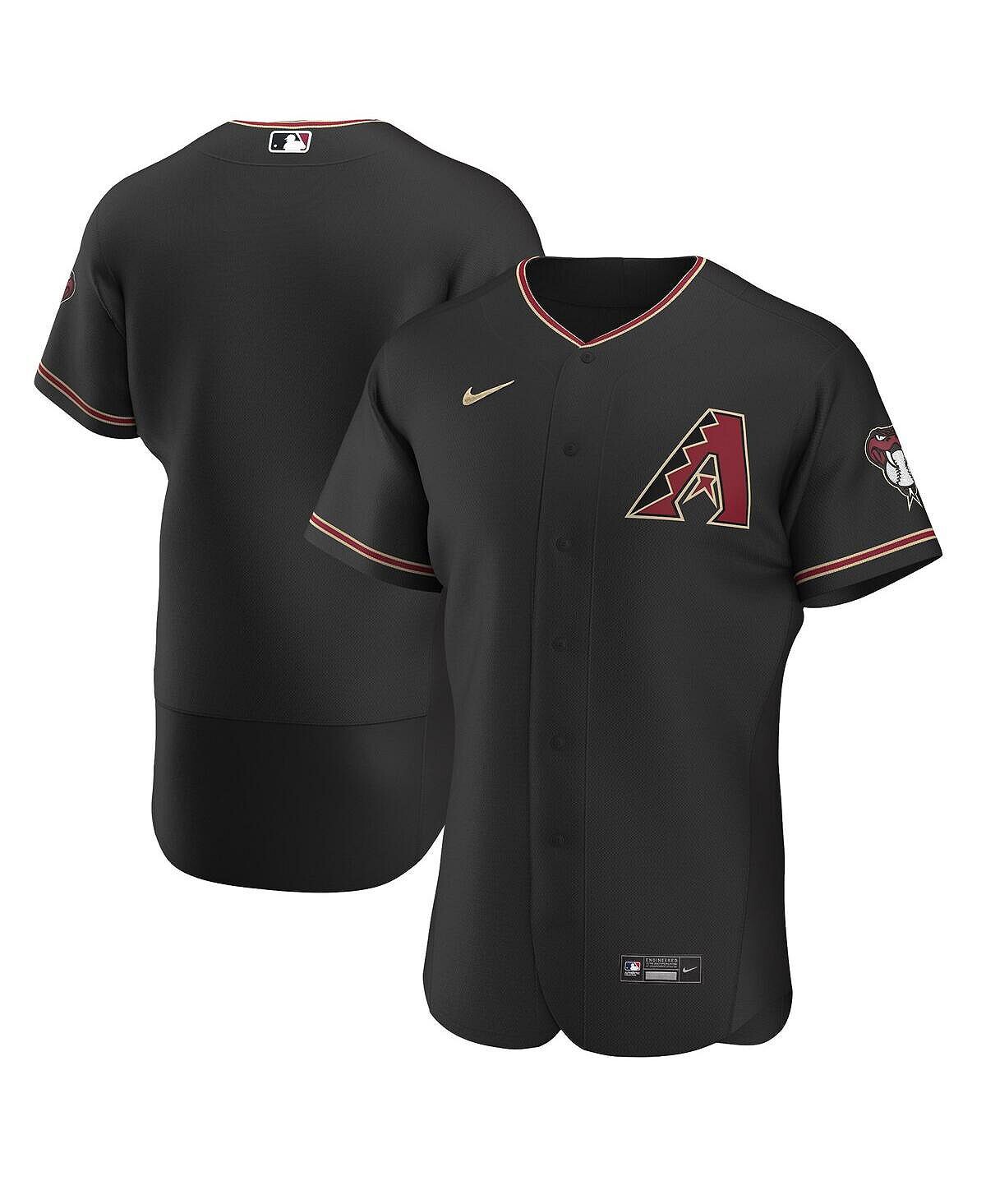 

Мужская черная футболка Arizona Diamondbacks Alternate Authentic Team Nike