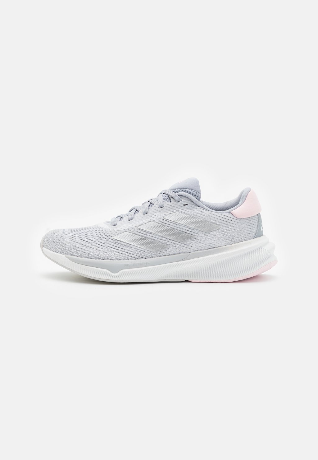 кроссовки adidas originals forum plus footwear white clear pink Нейтральные кроссовки SUPERNOVA STRIDE adidas Performance, цвет halo silver/footwear white/clear pink