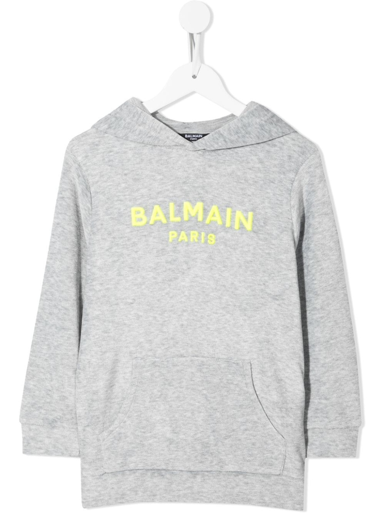 

Худи с логотипом Balmain Kids, серый