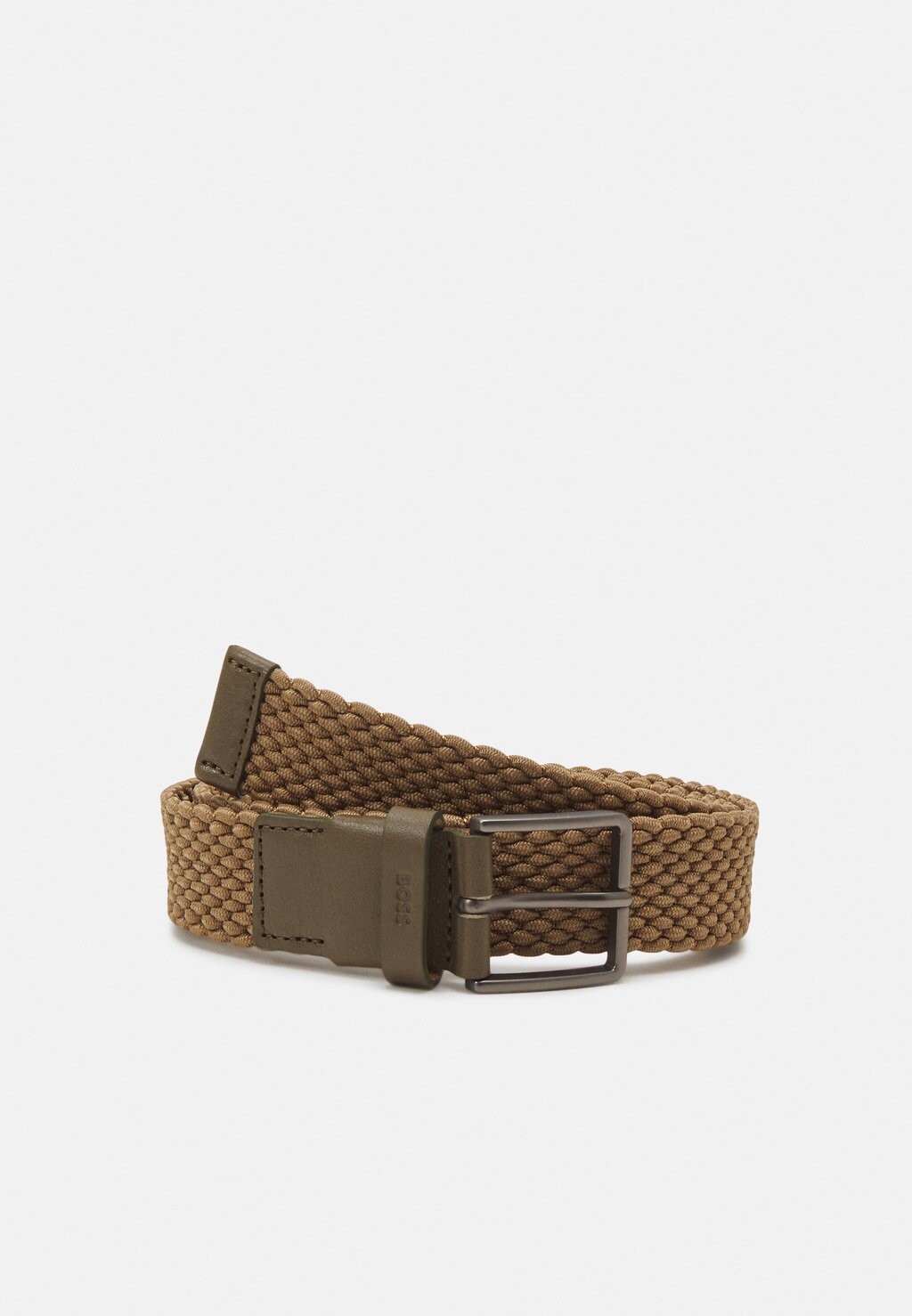 

Плетеный ремень THER TAPE BOSS, цвет light beige