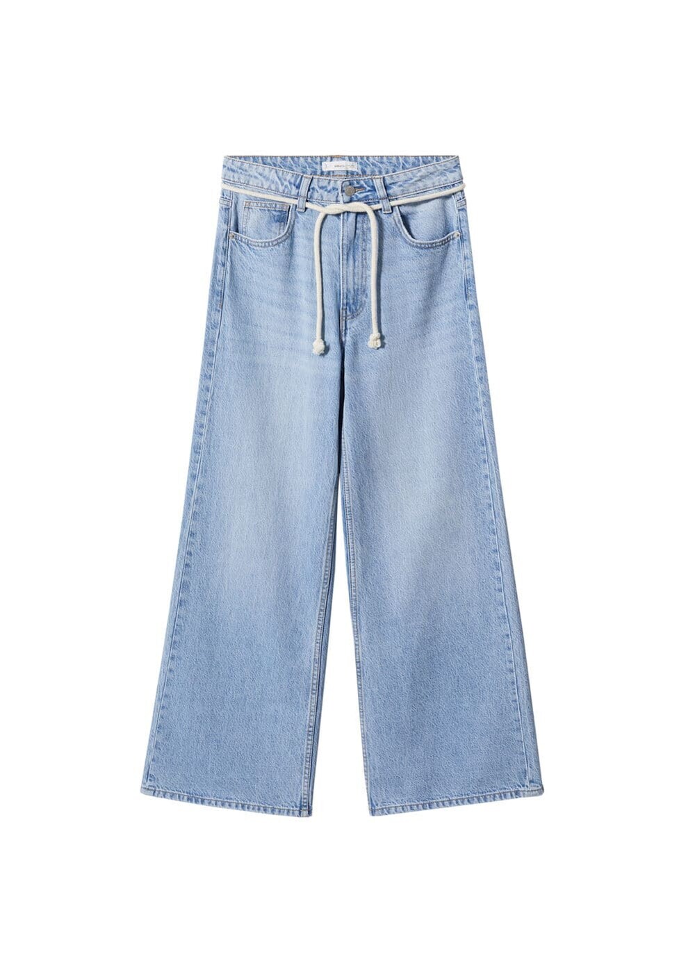 

Широкие джинсы MANGO TEEN surf, голубое небо