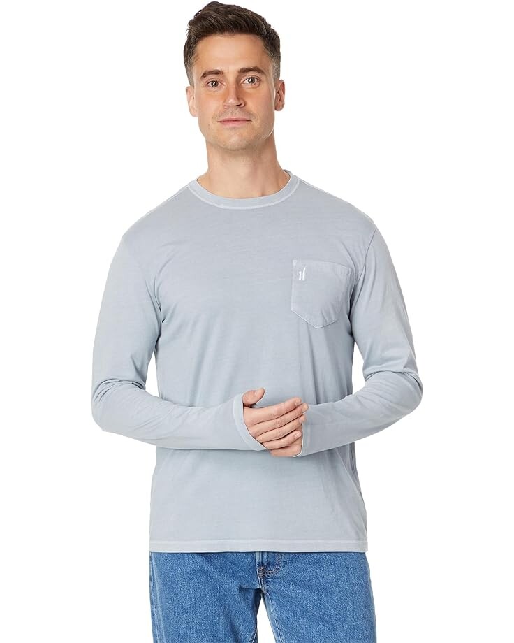 

Футболка johnnie-O Vintage Sun Long Sleeve T-Shirt, цвет Steel