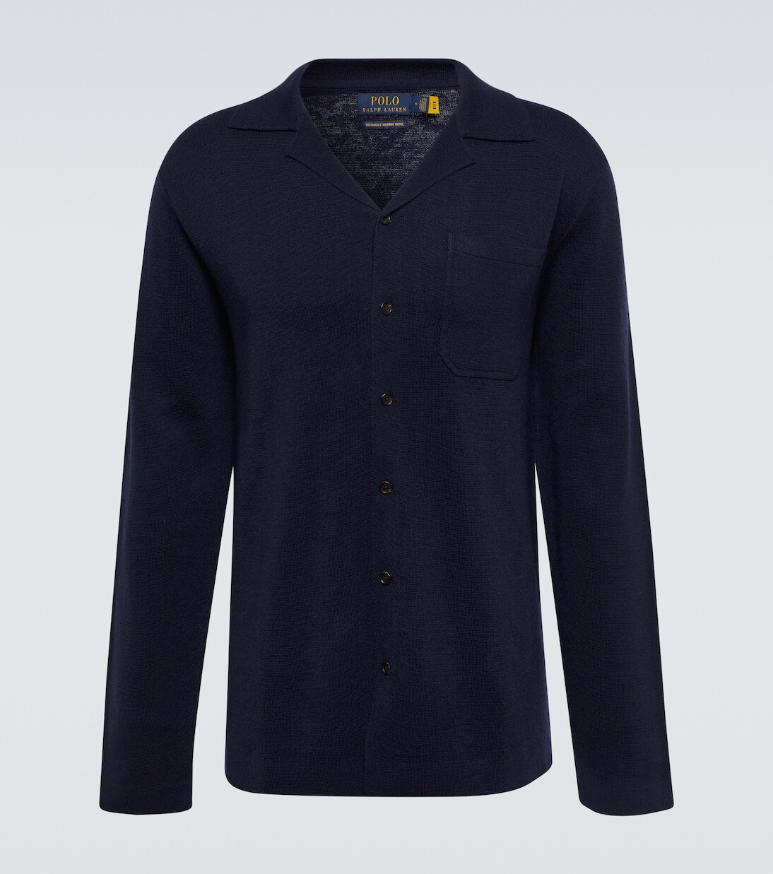 

Шерстяной кардиган Polo Ralph Lauren, синий