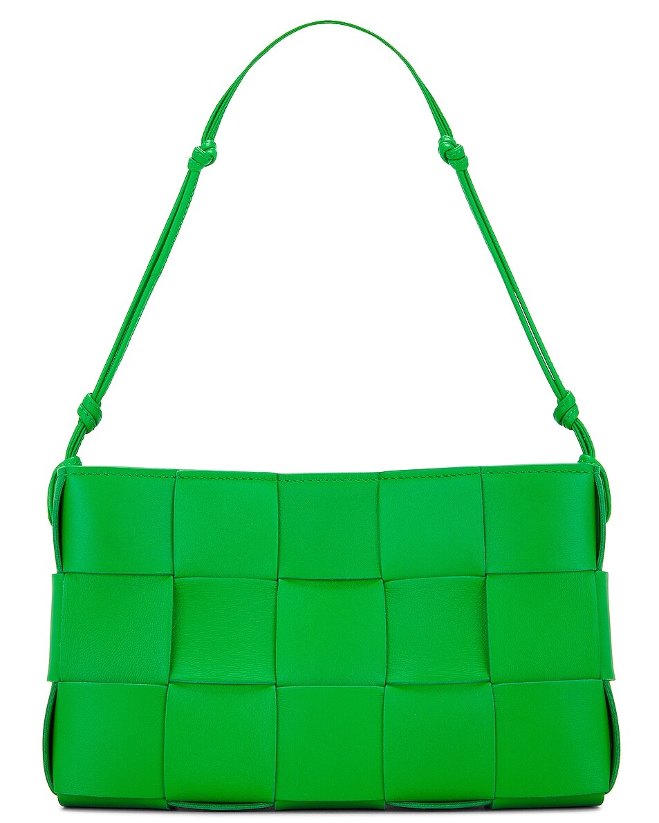

Сумка через плечо Bottega Veneta Baguette Pochette, цвет Parakeet & Gold