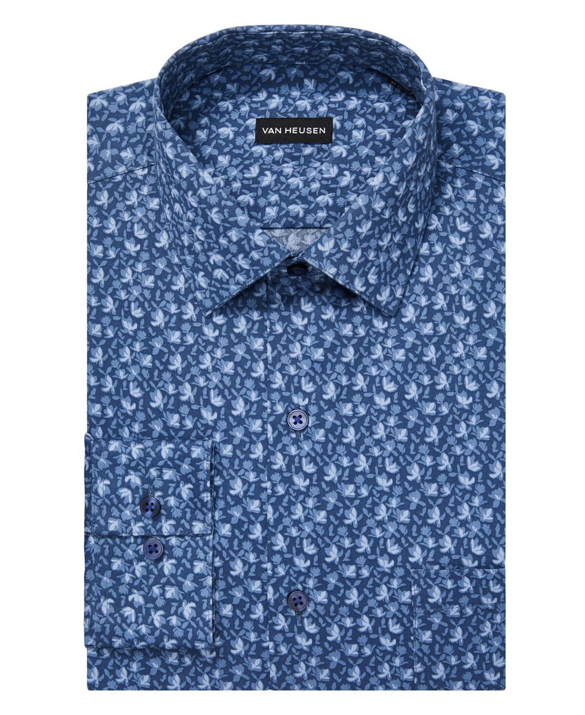 

Мужская классическая рубашка классического кроя Stain Shield Van Heusen