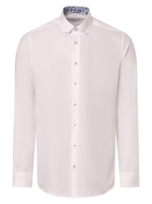 

Негладкая рубашка Eterna Slim Fit, белый