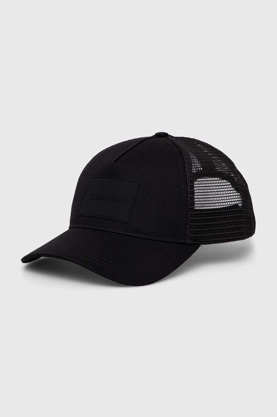 Бейсбольная кепка Calvin Klein, черный кепка calvin klein размер onesize черный