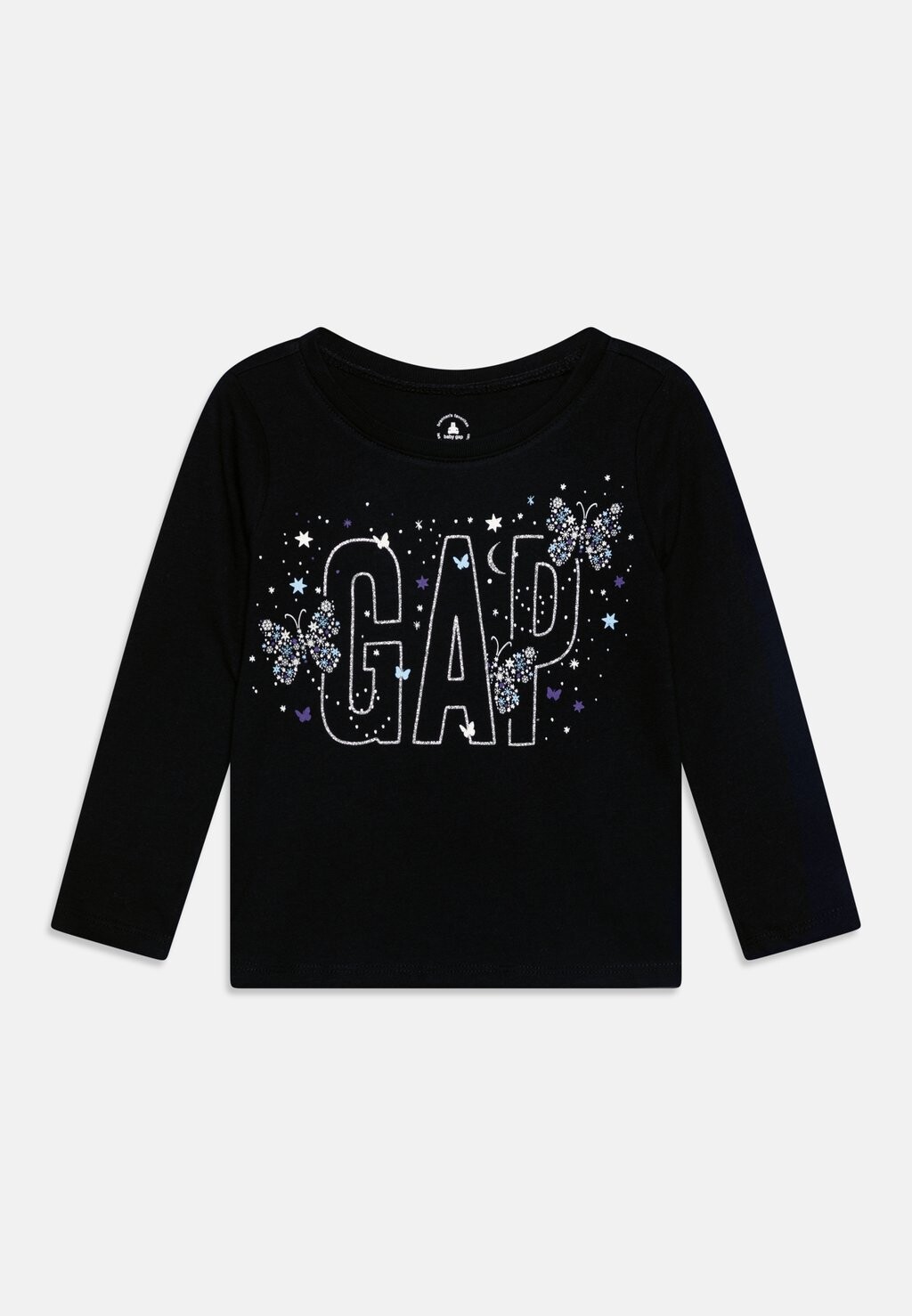 

футболка с длинными рукавами Toddler Girl Logo GAP, цвет blue galaxy