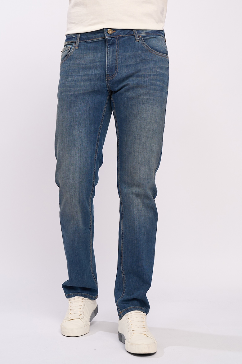 Стандартные джинсы с эффектом потертости Kvl By Kenvelo, синий супертонкие джинсы kvl by kenvelo черный