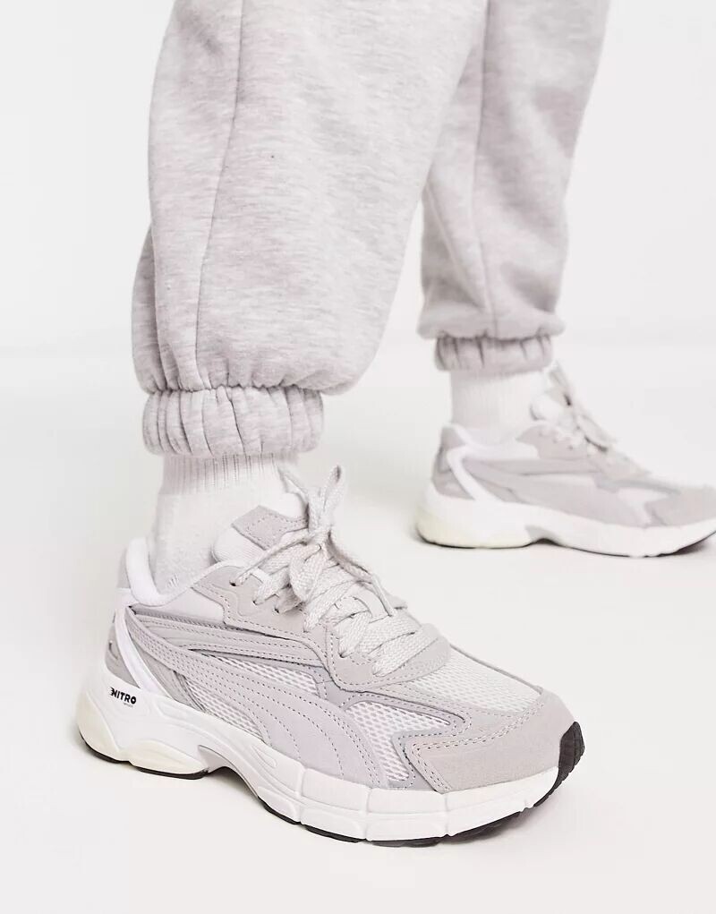 

Серые кроссовки PUMA Teveris Nitro