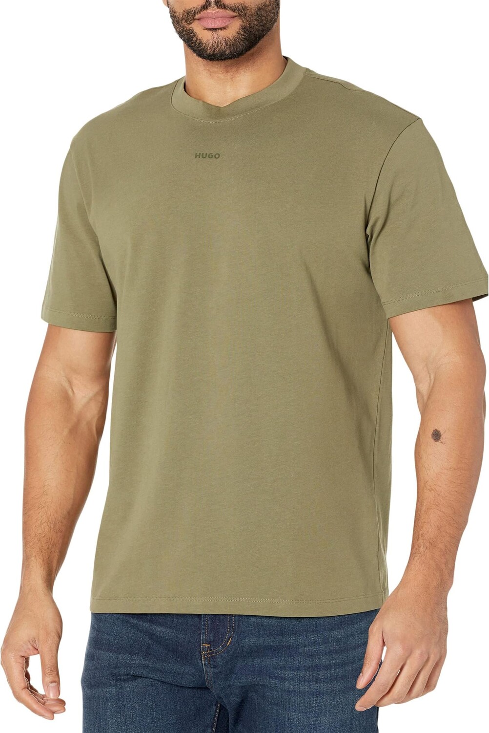 

Футболка Dapolino из джерси с коротким рукавом BOSS, цвет Truffle Green