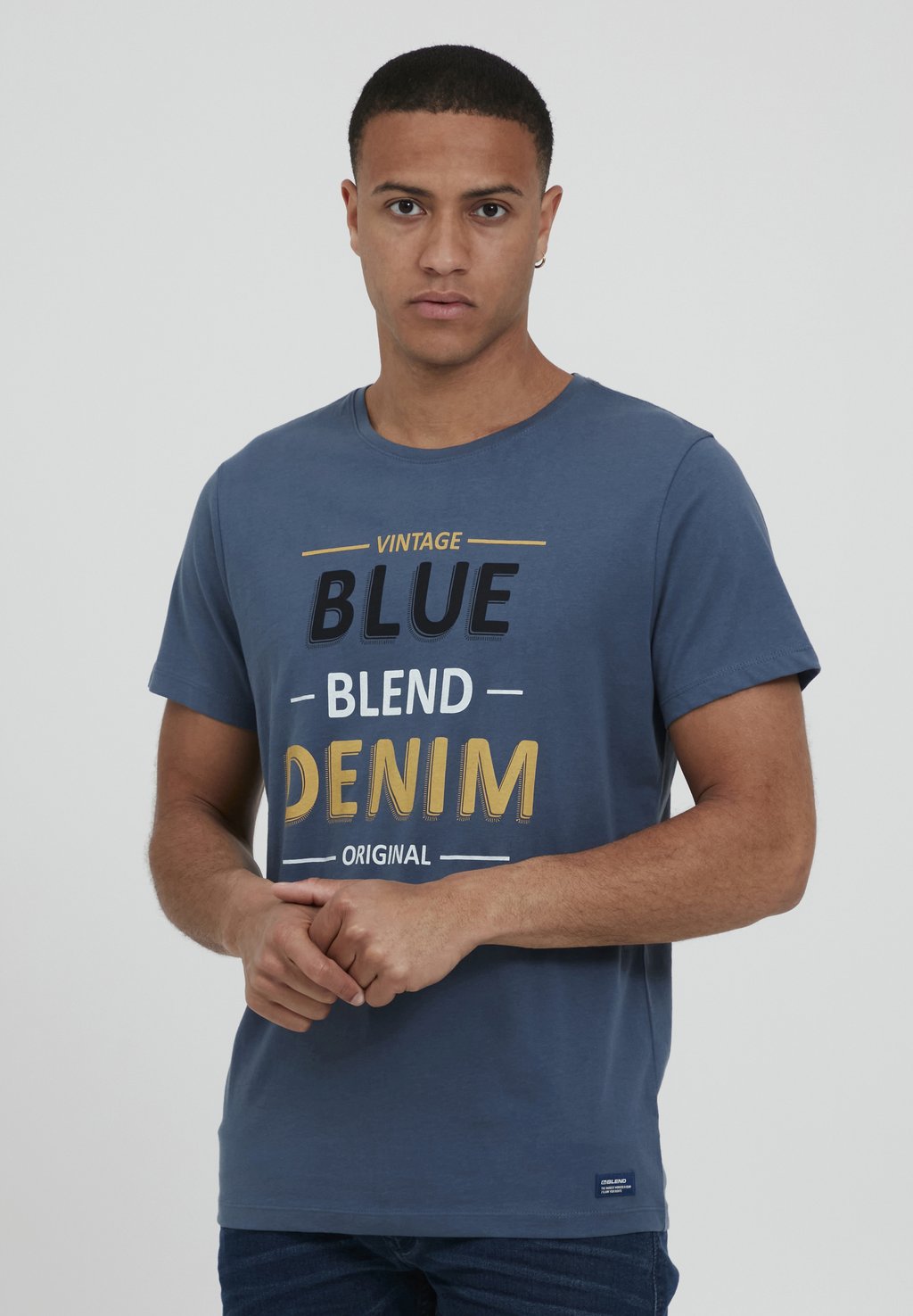 Футболка с принтом Blend, синий футболка с принтом blend синий