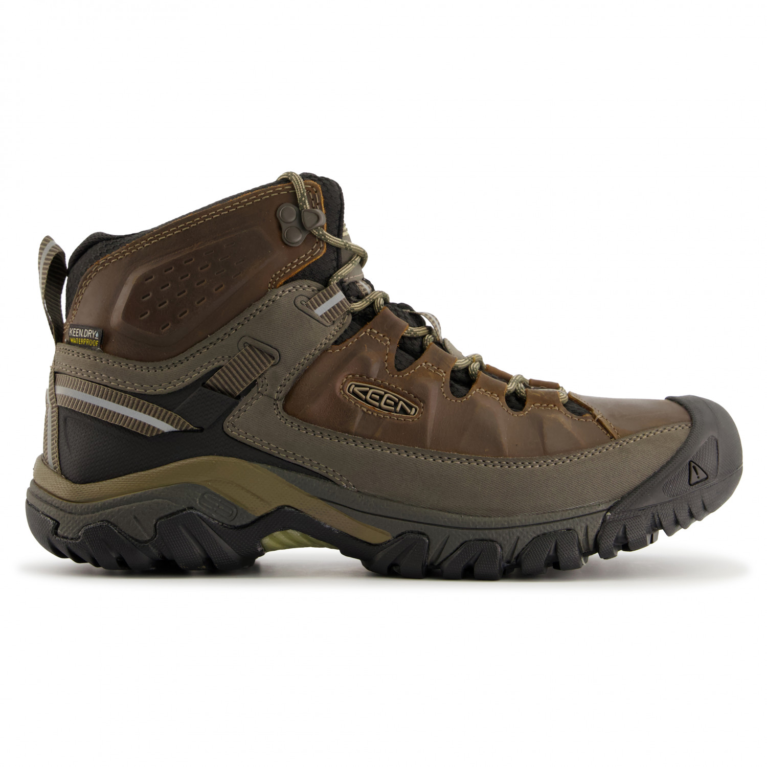 Ботинки для прогулки Keen Targhee III Mid WP, цвет Bungee Cord/Black ботинки keen targhee iii waterproof коричневый
