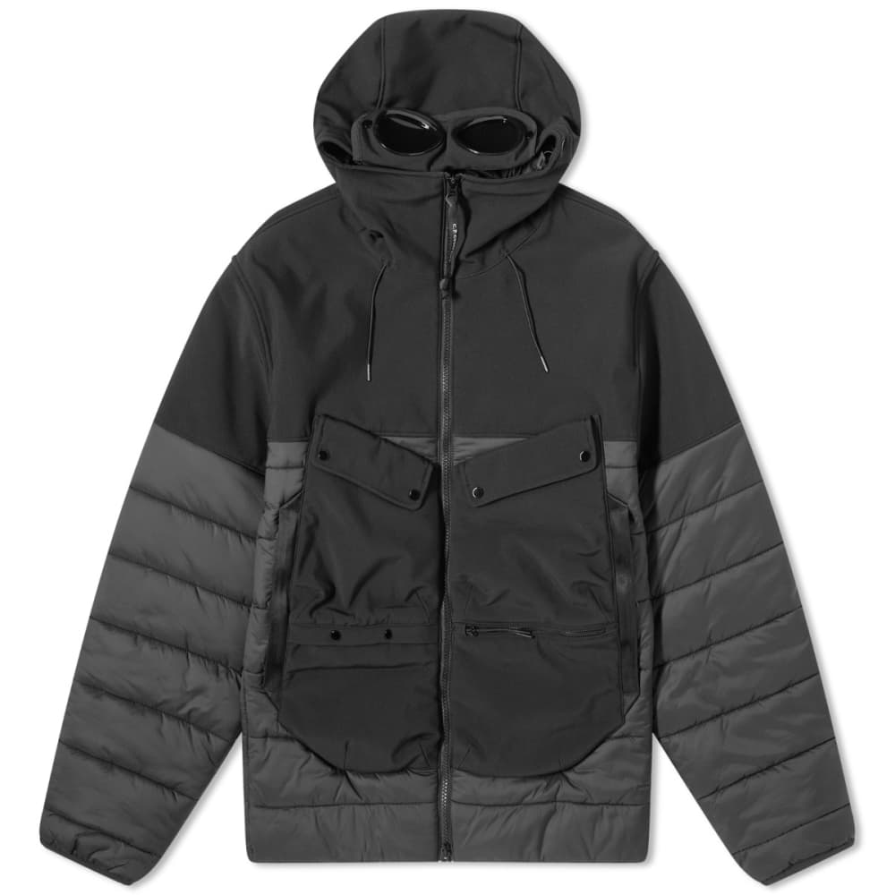 цена C.P. Company Комбинированная защитная куртка Shell-R компании Shell-R, черный