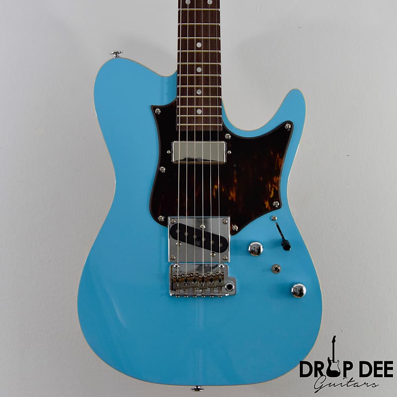 цена Электрогитара Ibanez Tom Quayle Signature TQMS1 Electric Guitar w/ Case - Celeste Blue