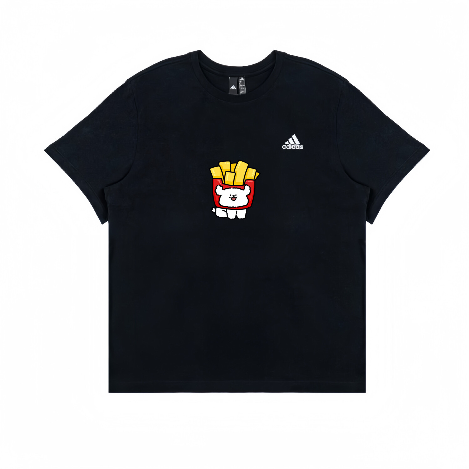 

Футболка унисекс черная Adidas, черный