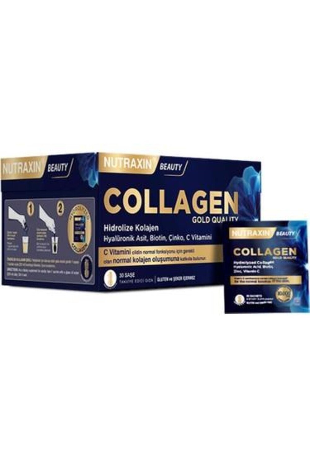 

Nutraxin Пищевая добавка Collagen Gold Quauty 30 пакетиков