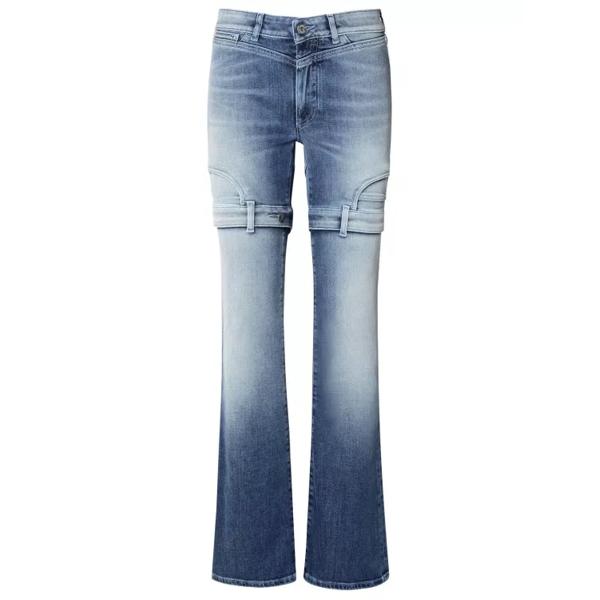 

Джинсы blue cotton jeans Off-White, синий