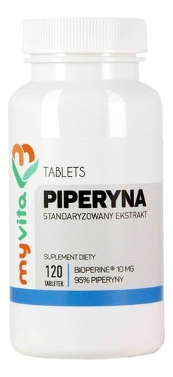 MyVita, Биологически активная добавка Пиперина, 120 таблеток добавка maxler melatonin 120 шт таблетки