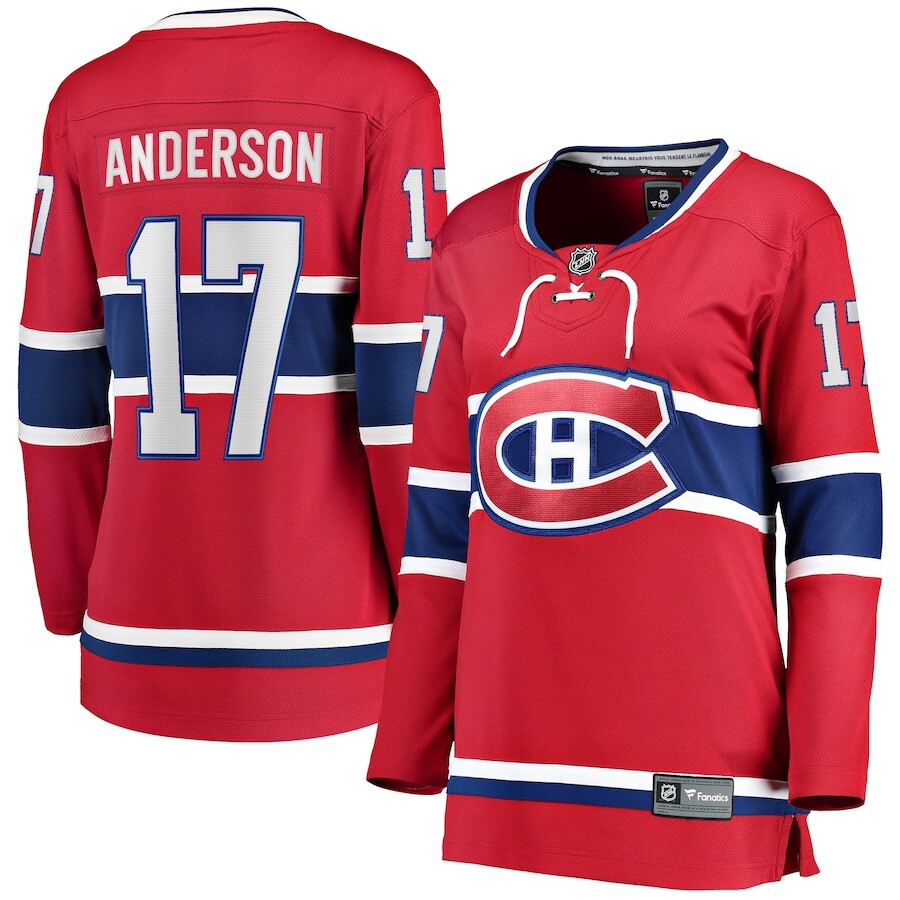 

Джерси Fanatics Branded Montreal Canadiens, красный