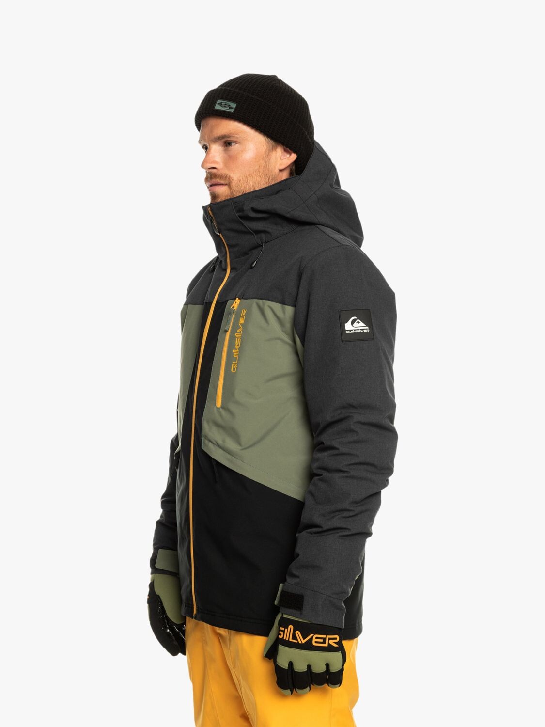 

Техническая лыжная/зимняя куртка Dawson Quiksilver, настоящий черный/мульти