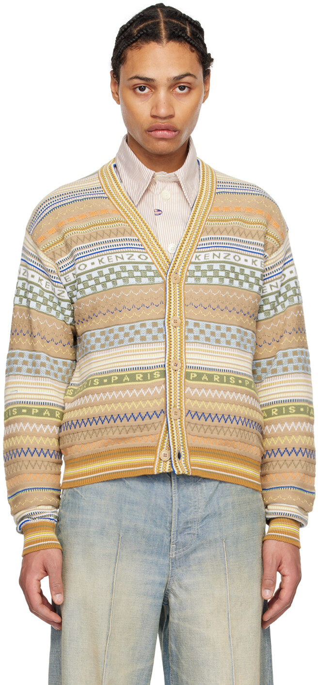 

Разноцветный кардиган Paris Fairisle Kenzo