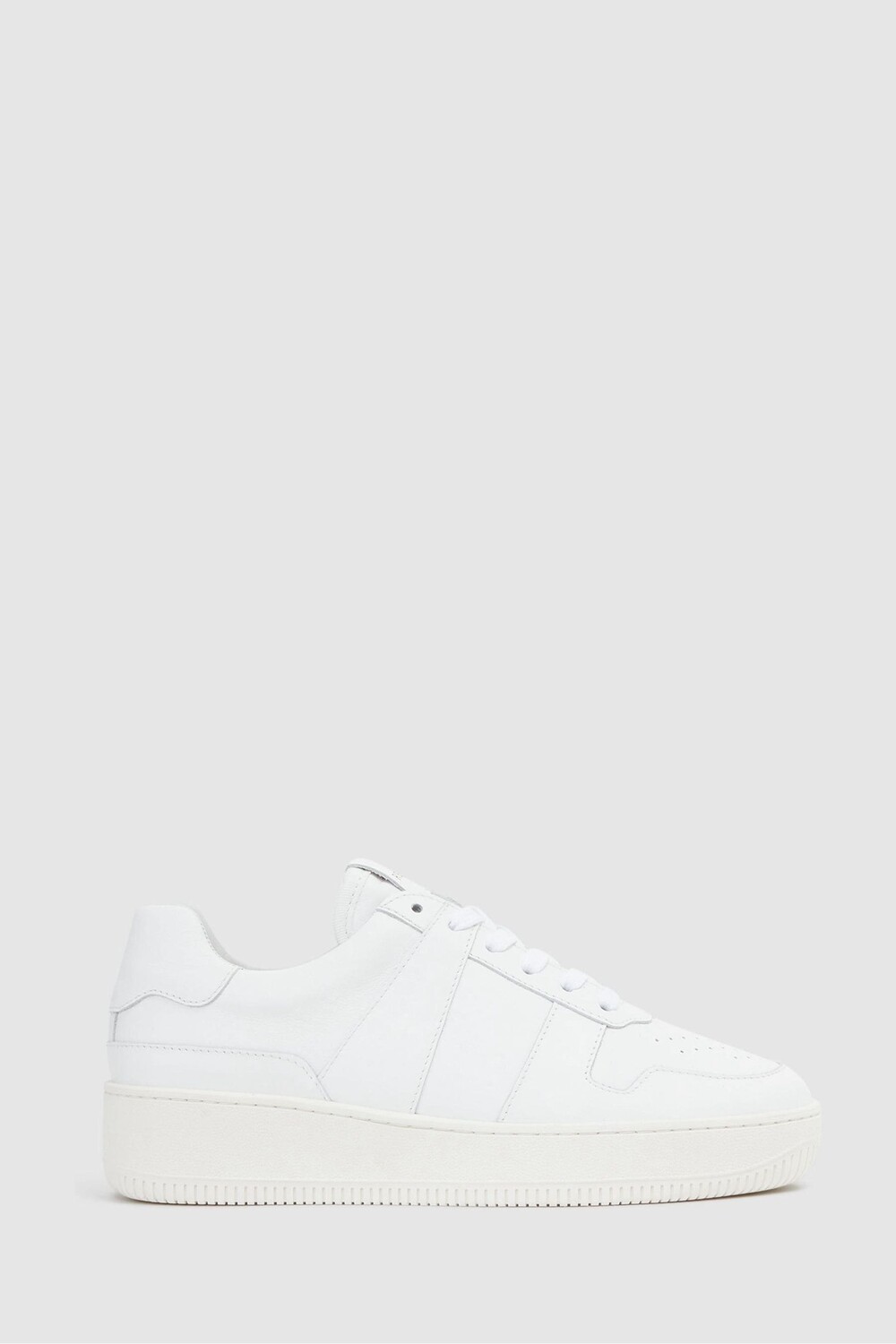

Кожаные спортивные туфли Aira до щиколотки Reiss, белый